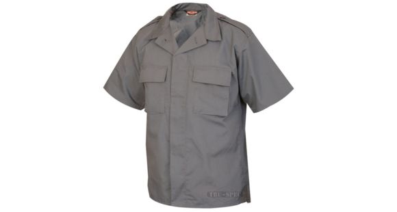 Image of Tru-Spec Short Sleeve Tactical Shirt, Charcoal Grey, 4XL, Reg Length 1005009