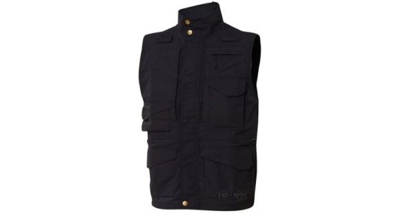 Image of Tru-Spec 24-7 Black Tactical Vest, Black, Small 2830003