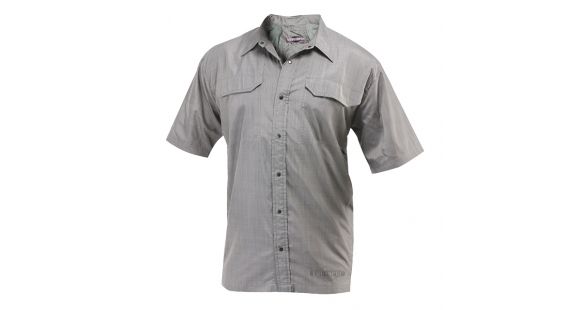 Image of Tru-Spec 24-7 Camp Shirt 100% Polyester, Charcoal, XLarge Regular 1233006