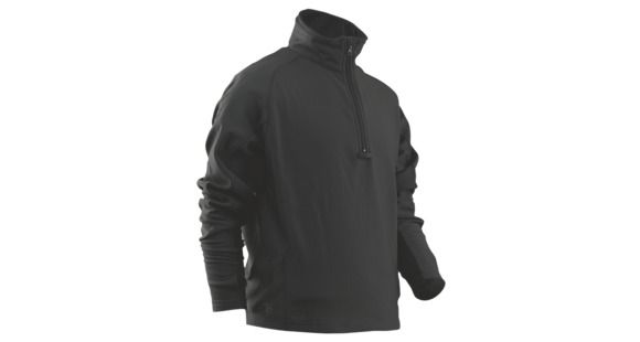 Image of Tru-Spec 24-7 Grid Fleece Pullover 94/6 Polyester/Spandex, Black, 2XLarge Regular 2426007