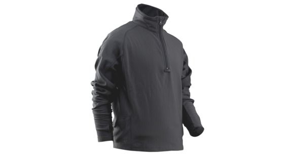 Image of Tru-Spec 24-7 Grid Fleece Pullover 94/6 Polyester/Spandex, Grey, Large Regular 2428005