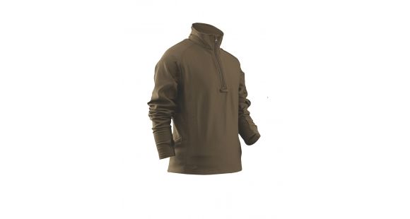 Image of Tru-Spec 24-7 Grid Fleece Pullover 94/6 Polyester/Spandex, Coyote, XSmall Regular 2427002