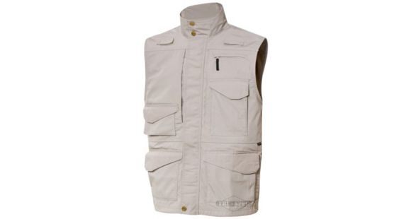 Image of Tru-Spec 24-7 Khaki Tactical Vest, Khaki, Medium 2832004