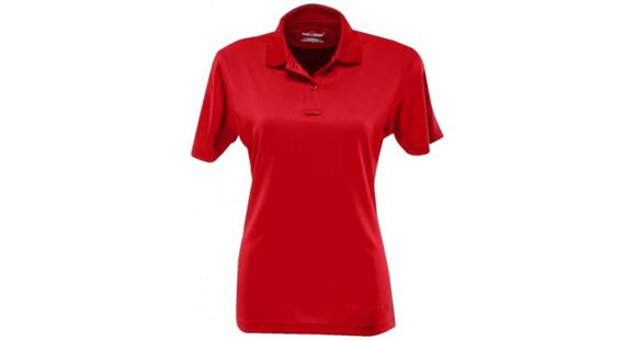 Image of Tru-Spec 24-7 Ladies Short Sleeve Performance Polo 100% Polyester, Range Red, Large Regular 4516005