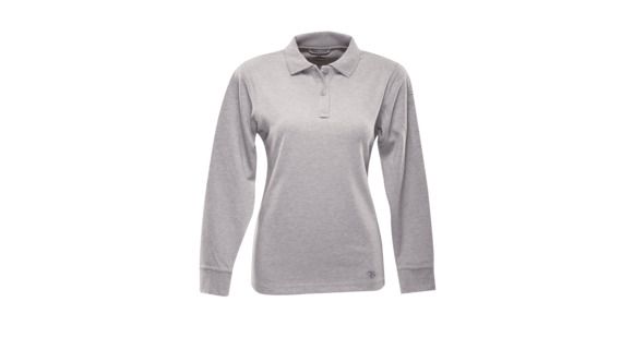 Image of Tru-Spec 24-7 Long Sleeve Polo Shirt- Women's, Heather Grey, Ex Large, Reg Len 4400006