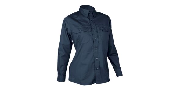 Image of Tru-Spec 24-7 Series Long Sleeve Dress Shirt, Navy, 2XL Regular, 1426007