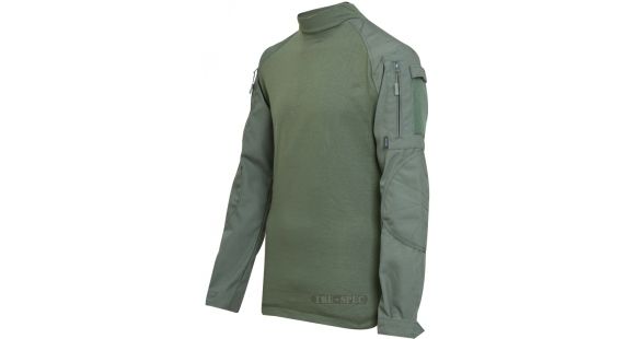 Image of Tru-Spec Combat Tru Shirt OD P/C Rip Stop, XSmall, Regular 2553002