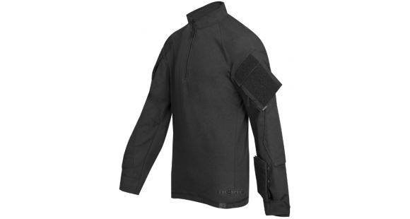 Image of Tru-Spec Combat Tru Xtreme Shirt Black Nyco Rip Stop, Medium, Regular 2581004