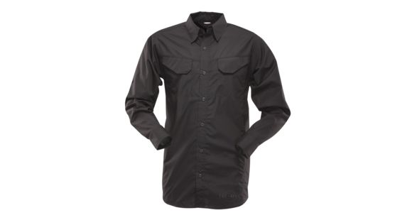 Image of Tru-Spec 24-7 Gunny 65/35 Poly Cotton Field Shirt, Black, Small 3450003