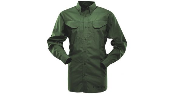 Image of Tru-Spec 24-7 Gunny 65/35 Poly Cotton Field Shirt, Green, Extra Large 3457006