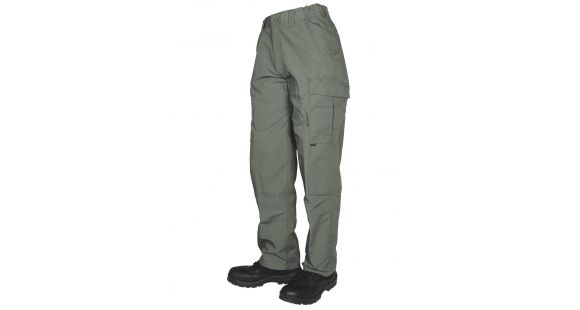 Image of Tru-Spec Men's TRU Simply Tactical Pants, Polyester/Cotton Rip-Stop w/ Cargo Pockets, Olive Drab, 56, 1421096