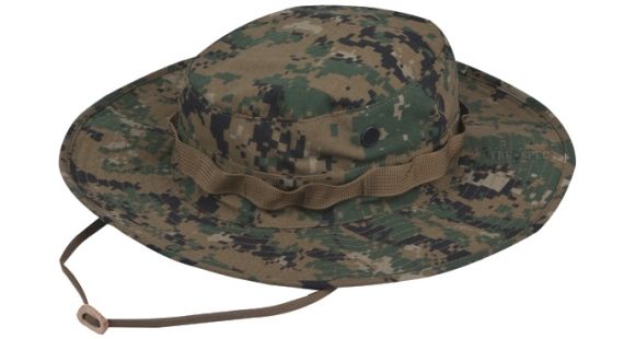Image of Tru-Spec Wide Brim Boonie, 65/35 Polyester/Cotton Twill, Digital Woodland, 7-3/4 3227006