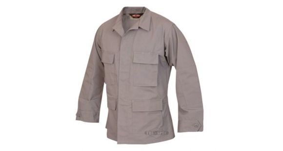 Image of Tru-Spec Polyester-Cotton Ripstop BDU Jacket - Men's, Grey, 4XL, Regular Length 1301009