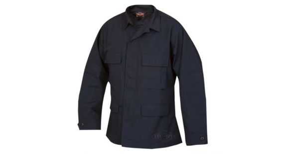 Image of Tru-Spec Polyester-Cotton Ripstop BDU Jacket - Men's, Navy, Large, Long Length 1331025