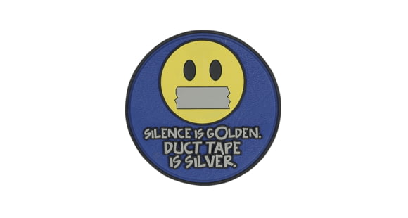 Image of TRU-SPEC Silence Is Golden Morale Patch, Blue, 6699000