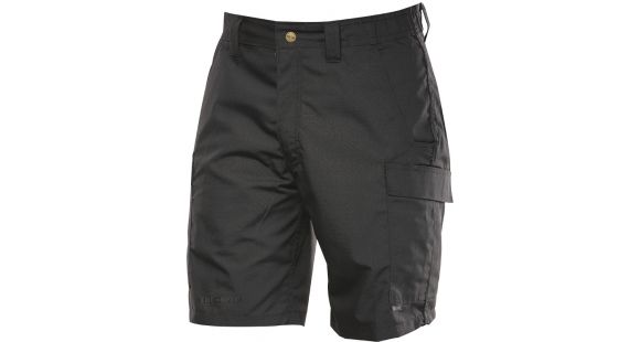 Image of Tru-Spec Simply Tactical Black Poly Cotton Rip Stop Shorts with Cargo Pocket, 58, 8366