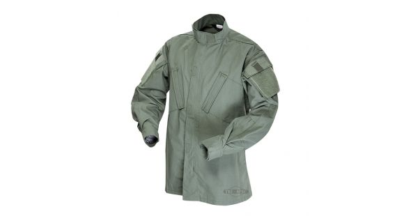 Image of Tru-Spec TAC T.R.U.Shirts 50/50 Nylon/Cotton Rip-Stop, Olive Drab, Large Regular 1385005