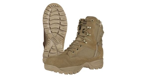 Image of Tru-Spec Tactical 9in Assualt Boots w/Side Zip, Coyote, 6R 4060005