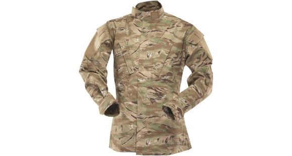 Image of Tru-Spec Tactical Response Uniform Shirt - Men's, 50/50 Nylon/Cotton Rip Stop, All Terrain Tiger, 4XL, Regular 1262009