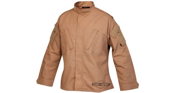 Image of Tru-Spec Tactical Response Uniform Shirt - Men's, 65/35 Poly/Cotton Rip Stop, Coyote, Extra Large, Regular 1269006