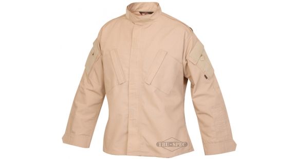 Image of Tru-Spec Tactical Response Uniform Shirt - Men's, 65/35 Poly/Cotton Rip Stop, Khaki, Extra Large, Short 1286046