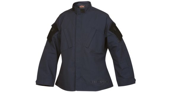 Image of Tru-Spec Tactical Response Uniform Shirt - Men's, 65/35 Poly/Cotton Rip Stop, Navy, Medium, Short 1282044