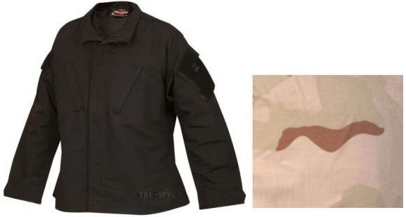 Image of Tru-Spec Tactical Response Uniform Shirt - Men's, 50/50 Nylon/Cotton Rip Stop, Desert 3, 4XL, Regular 1272009
