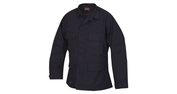 Image of Tru-Spec 4.5oz 65/35 Vat Dyed Poly/Cotton Rip-Stop BDU Uniform Coat, Navy, 3XLR 1333008