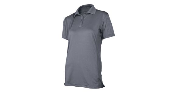 Image of Tru-Spec Women's Short Sleeve Eco Tec Polo Shirt, 24-7 Series, Steel Grey, Small, 3954003