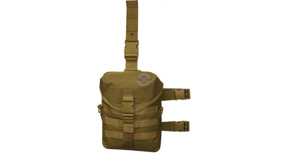 Image of 5 Star Dlg-5S Drop Leg Gas Mask Carrier, Coyote 6285000