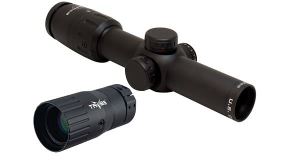 Image of U.S. Optics SVS 1-6x24mm Rifle Scope with TRYBE Optics Enhancer, SFP, 34mm Tube, SFP MIL Type 2 Reticle, Black, SVS 1-6 MT2 M4 DLOC-KIT1