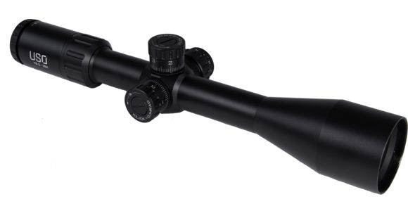 Image of U.S. Optics TS-25X 5-25x50mm Rifle Scope, 30mm Tube, First Focal Plane, JVCR Reticle, 1/10 MIL Elevation/ Windage Adjustment, Matte Black, Small, TS-25X JVCR