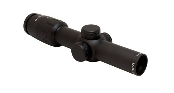 Image of U.S. Optics SVS 1-6x24mm Rifle Scope, 34mm, Digital SFP 2 MOA Red Dot, SFP MIL-Scale Reticle, Medium, Matte Black, SVS 1-6 M4 DLOC