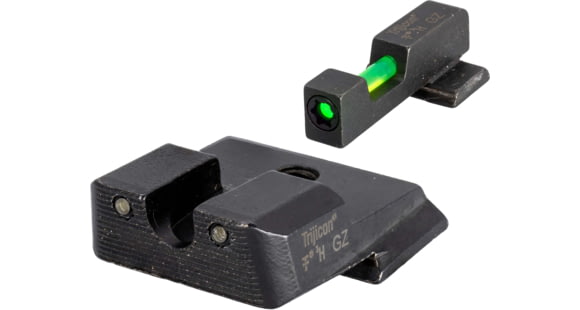 Image of USED EDEMO Trijicon DI Night Sight Set, Dual-Illuminated, U-Notch, Tritium Green Front Color/ Rear Color, Smith &amp; Wesson M&amp;P, M&amp;P M2.0, SD VE, 601108, EDEMO2, EDEMO1, Condition Fair, Scratches