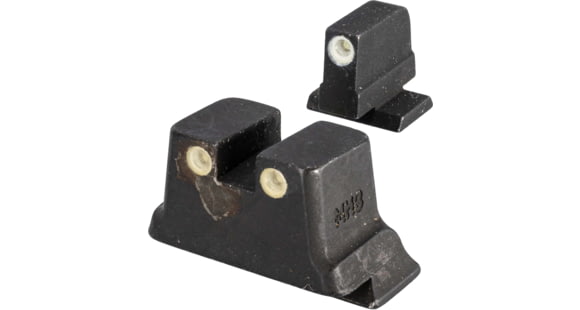 Image of USED Meprolight Self Illuminated Tru-Dot Fixed Night Sights For Smith &amp; Wesson M&amp;P C.O.R.E, ML11790, EDEMO11, Condition Fair, Installed/Mounted