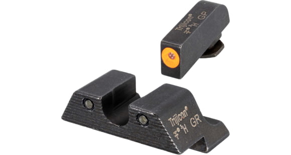 Image of USED Trijicon Glock HD Night Sight Set - Front Sight Orange Outline / Green Tritium, Rear Sight Black Outline / Green Tritium, 600538, EDEMO5, Condition Like New, Inspect and Rebox