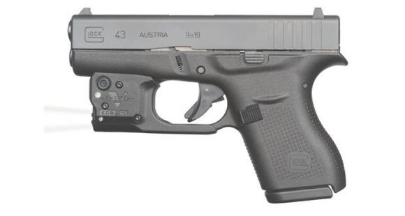 Image of Viridian Reactor TL Tactical light for Glock 43 featuring ECR and Radiance Includes Hybrid Belt Holster RTL-G43