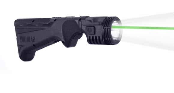 Image of USED, Viridian Weapon Technologies 4LUX 2K w/ Green Laser, Angled Foregrip, MLOK, 2000 Lumens, Black, 912-0090