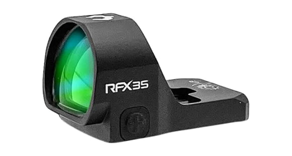 Image of DEMO, Viridian Weapon Technologies RFX-35 1x22mm Micro Green Dot Sight, RMR Mounting Pattern, Black, Small, 981-0022