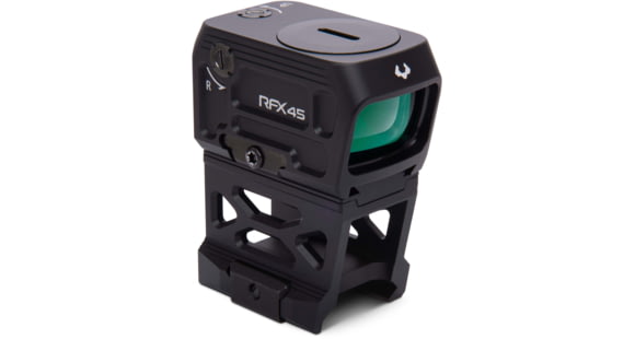 Image of DEMO, Viridian Weapon Technologies RFX45 Closed Emitter Green Dot Sight includes High Mount for 1/3 Co-Witness, Black, 981-0060