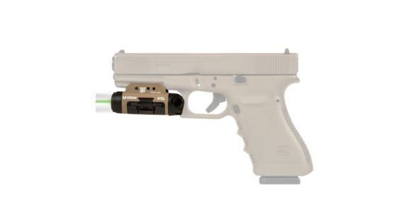 Image of Viridian Weapon Technologies X5L Gen 3 LED Weapon Light, Green Laser w/ Tactical Light, Universal Mount, Flat Dark Earth, 930-0016