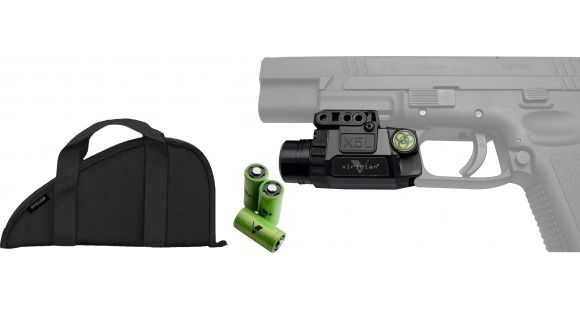 Image of Viridian Zombie Universal Fullsize Green Laser Sight KIT2 w/Case BD600VR &amp; CR123 Battery VIR-CR123-3