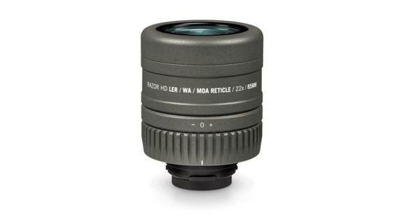 Image of Vortex HD 22x Reticle Spotting Scope Eyepiece, Razor HD 27-60x85mm, MRAD Reticle, Green, 3.1in, 11.5oz, RS-85REM