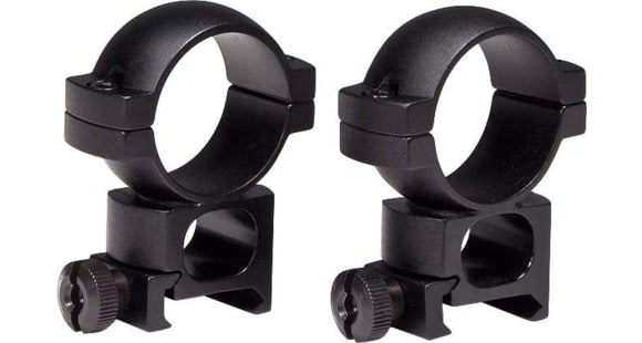 Image of Vortex 30mm Rifle Scope Rings - High, Picatinny/Weaver Mount, Set of 2, Black, 1.22in, 1.3oz, 30MRNG-H