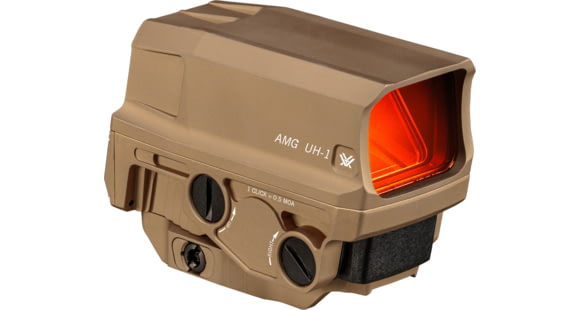 Image of Vortex AMG UH-1 Gen II Holographic Red Dot Sight, EBR-CQB Dot Size 1 MOA Dot Reticle, Tan, Tan, 3.9in, 11.6oz, AMG-HS02T
