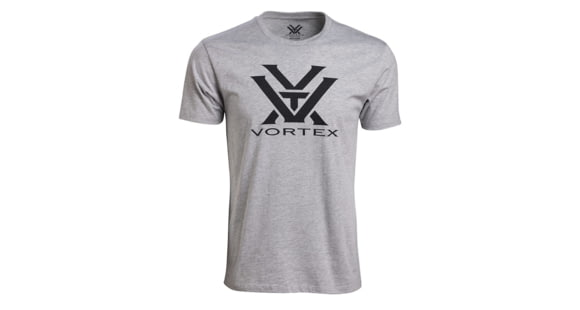 Image of Vortex Core Logo Short Sleeve T-Shirts - Men's, Grey Heather, 2XL, 120-16-GHT2X