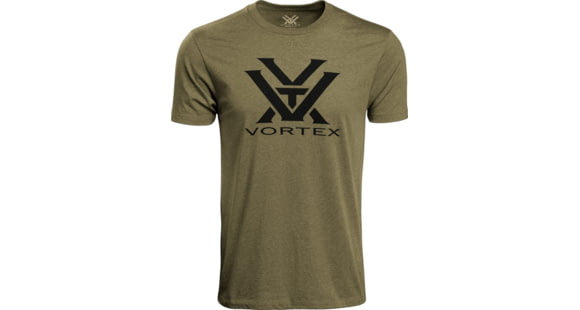 Image of Vortex Core Logo Short Sleeve T-Shirts - Men's, Military Heather, M, 120-16-MIHM