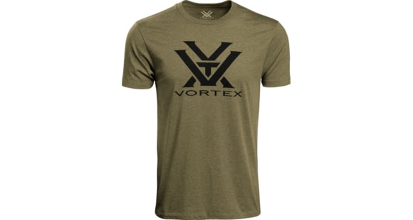 Image of Vortex Core Logo Short Sleeve T-Shirts - Men's, Military Heather, S, 120-16-MIHS