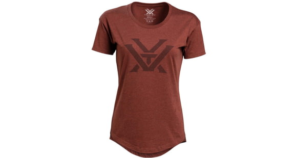 Image of Vortex Core Logo SS T-Shirt - Women's, Medium, Rust Heather, 221-23-RUHM