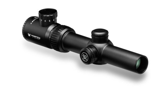Image of DEMO, Vortex Crossfire II 1-4x24mm Rifle Scope, 30 mm Tube, SFP, V-Brite Reticle, Anodized Black, CF2-31037